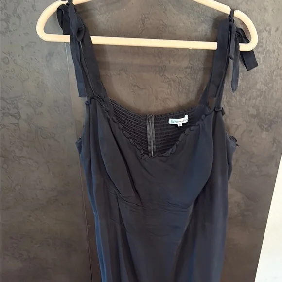 Reformation Black Slip Mini Dress for Cocktail - Picture 4 of 5